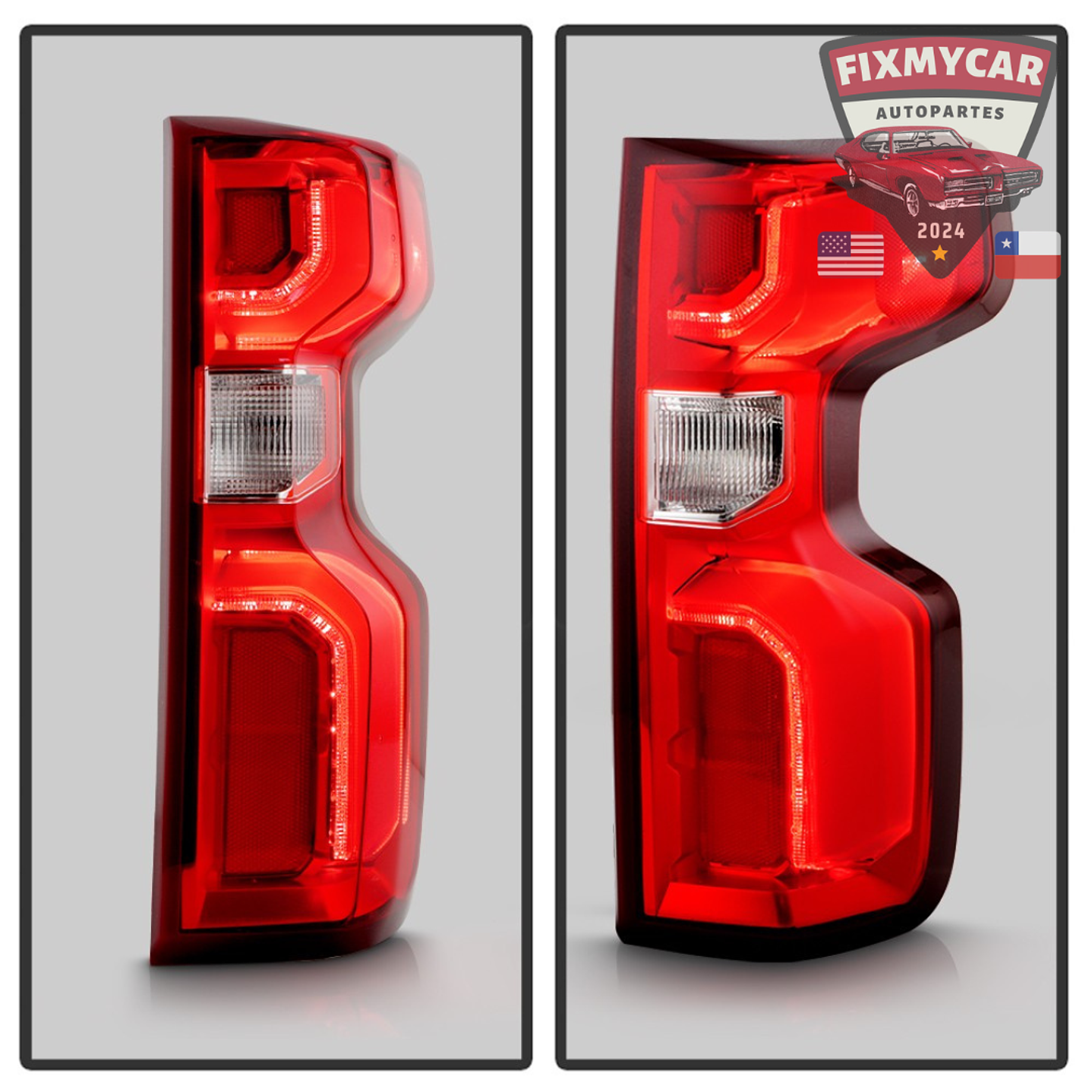 Foco trasero derecho led Chevrolet Silverado 2019 - 2024 2