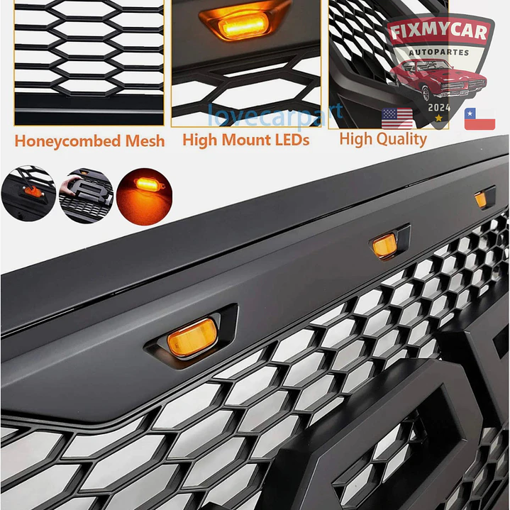 Mascara estilo raptor para Ford F150 2015 - 2017 2