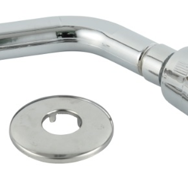 Brazo Ducha Plástico al Muro 1