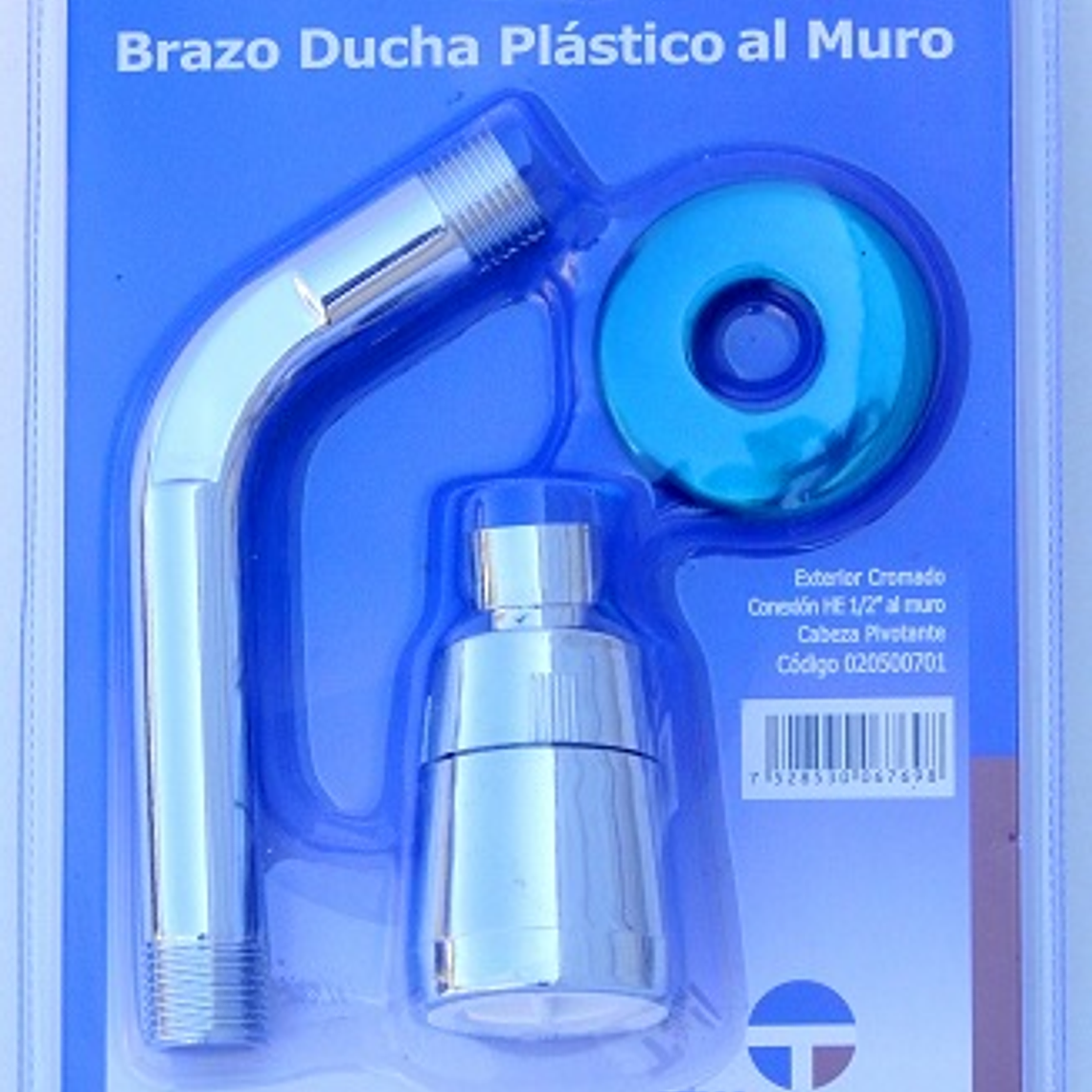 Brazo Ducha Plástico al Muro 2