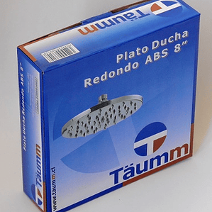 Plato Ducha Redondo ABS 8
