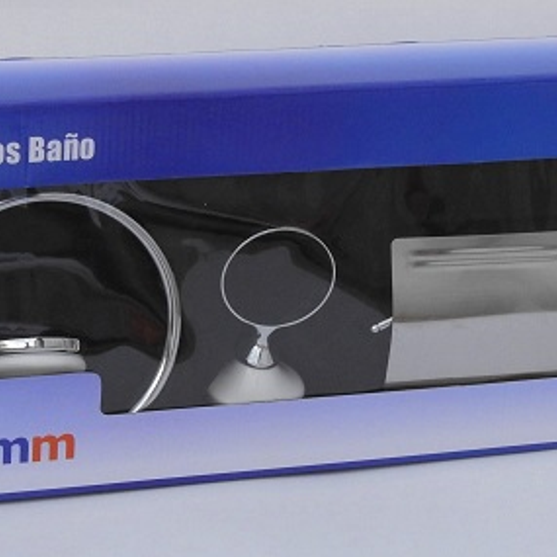 Kit Acces. Pared Cerámio Blanco Cromado 2