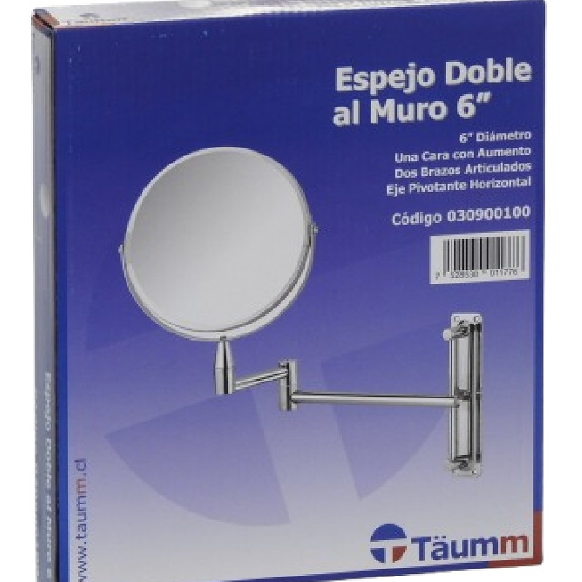 Espejo doble al muro 6