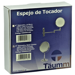 Espejo doble base cónica 6