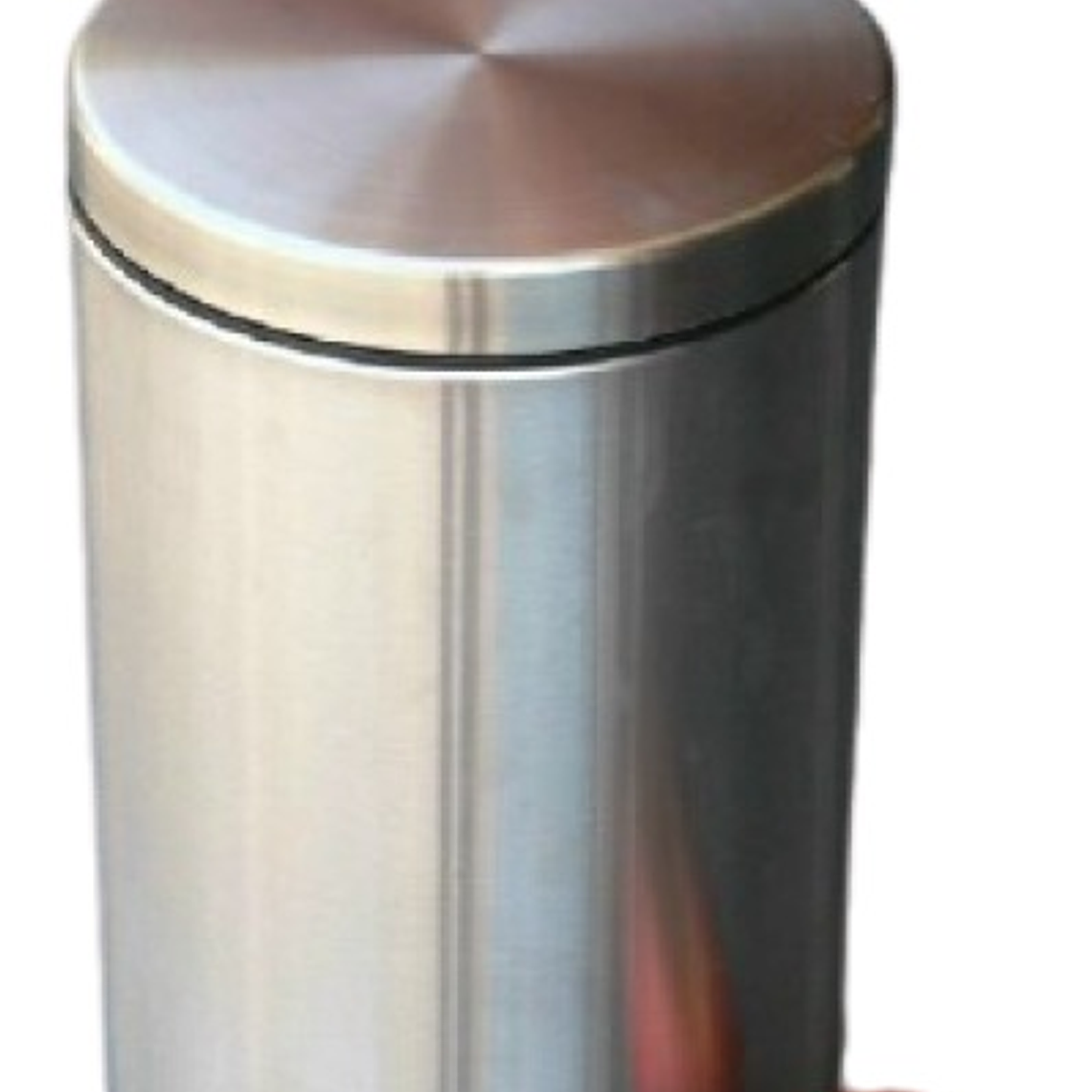 Basurero Pedal AceroInox 12 lt 1