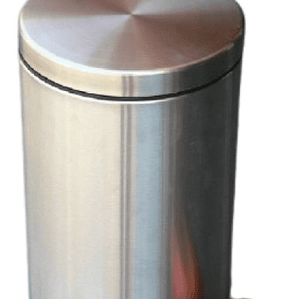 Basurero Pedal AceroInox 12 lt