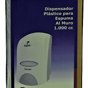Dispensador Plástico Jabón Espuma 1000