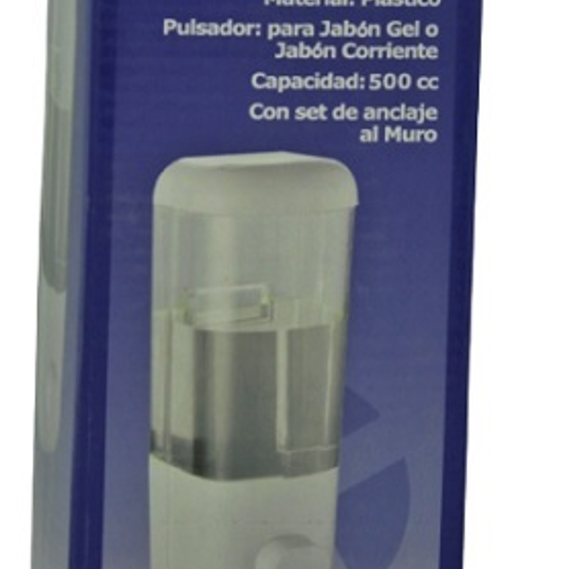 Disp.Jabón Plástico Blanco Simple 2