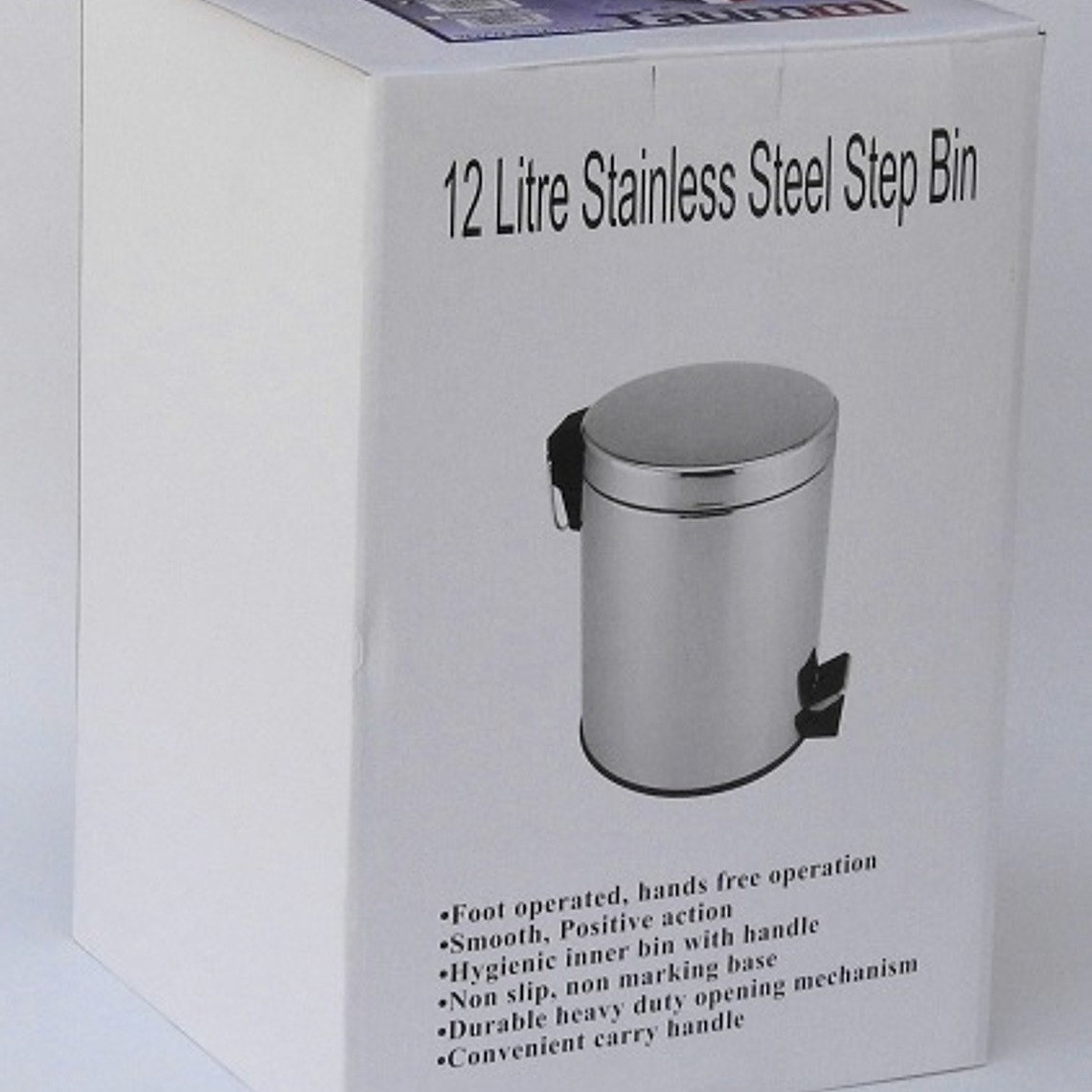 Basurero Pedal AceroInox 12 lt 2