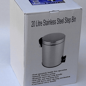 Basurero AceroInoxidable 20 lts