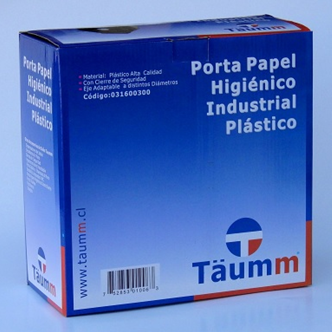 Porta Rollo WC Acrílico Industrial 2