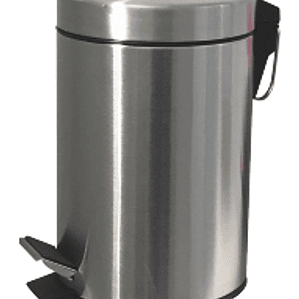 Basurero Pedal Acero Inoxidable 5 lt