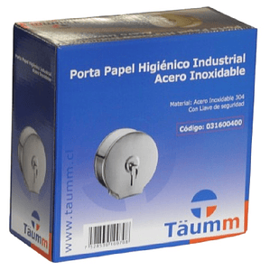 Porta Papel WC Acero Inox 304 Industrial