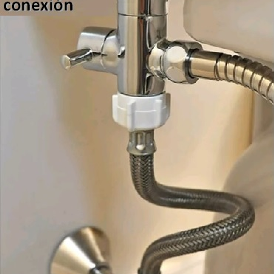 Bidet Árabe Mango Cromado 3