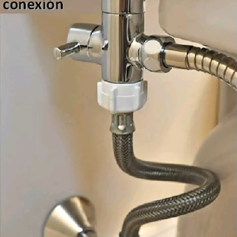 Bidet Árabe Mango Cromado 3