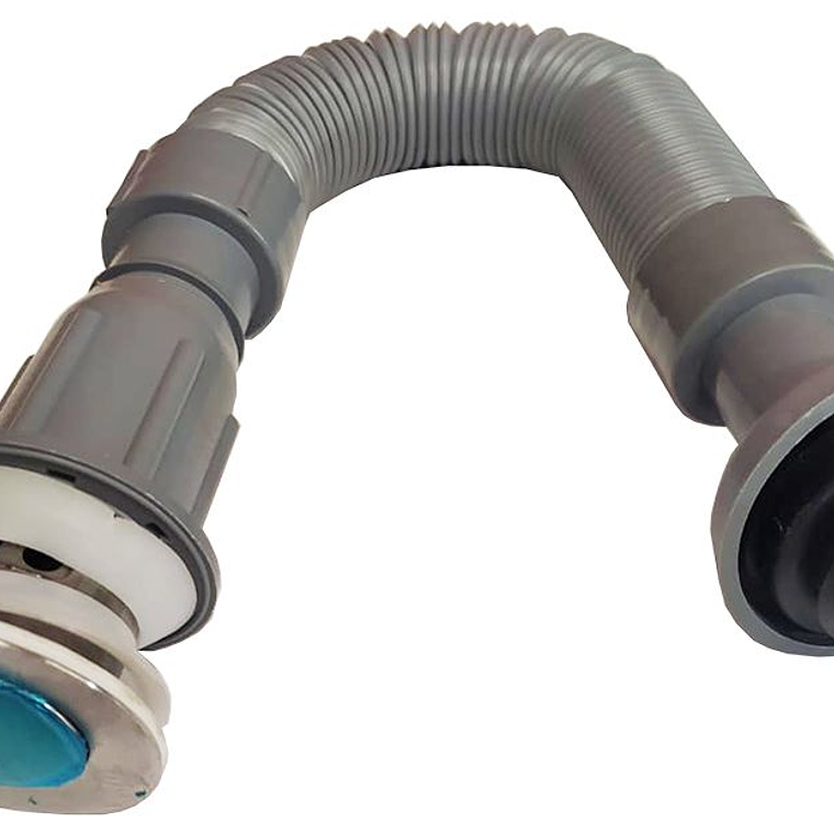 Desagüe con Sifón corrugado sin rebalse 1