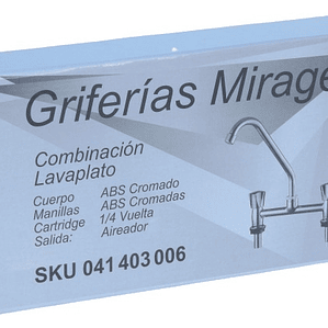 Combinación LPlato Plást Mirage s/Gtía