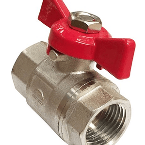 Válvula Bola HI-HI 1/2 Manilla Mariposa