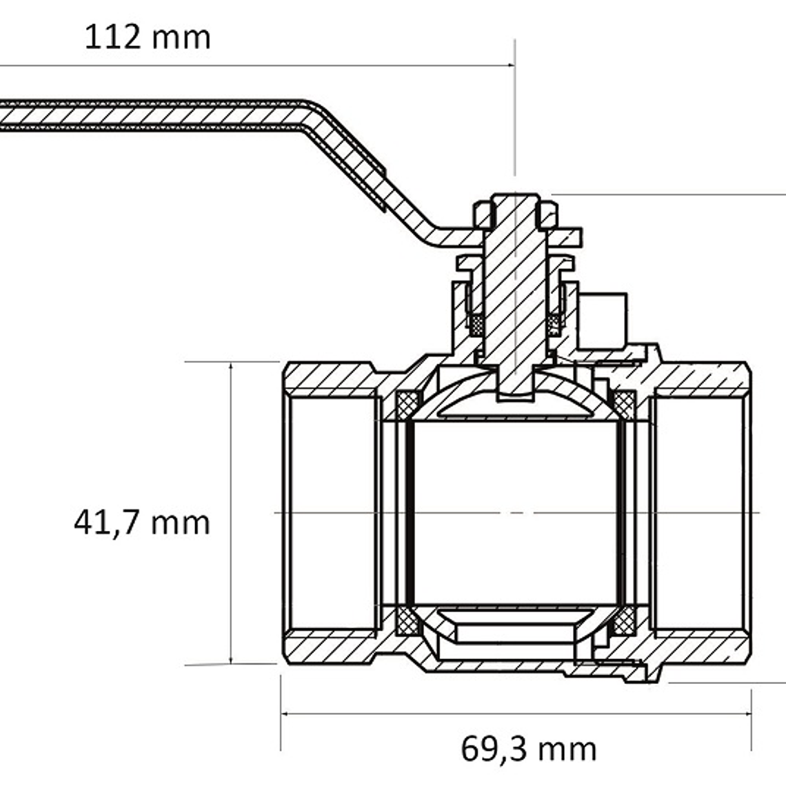 Válvula Bola Pesada 1