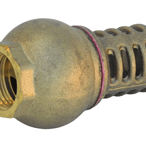 Válvula Fondo-Pie Rejilla Metálica 1/2