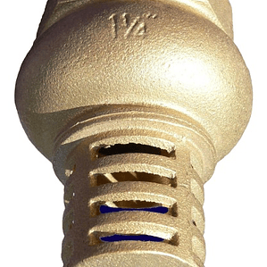 Válv. Fondo-Pie Rejilla Metálica 1.1/4