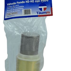 Válvula Fondo Filtro Acero Inox.1