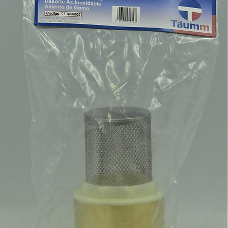 Válvula Fondo Filtro Acero Inox.1.1/4