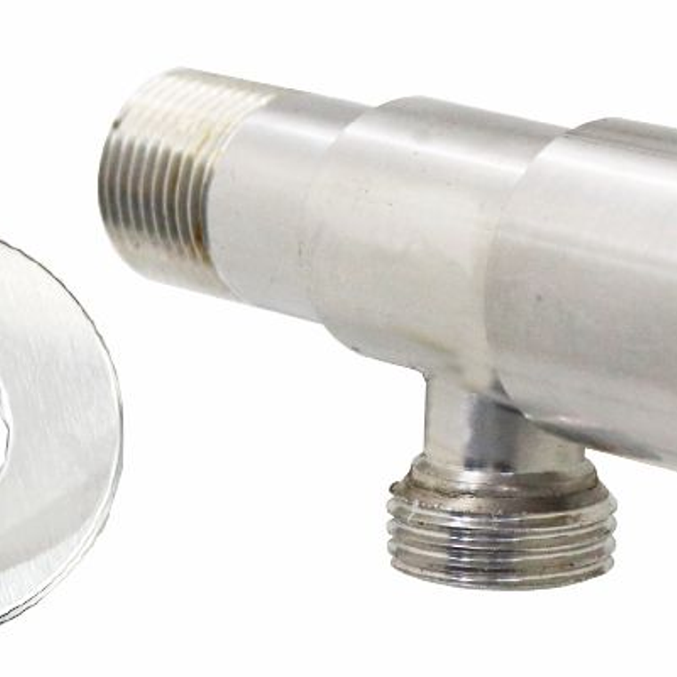 Llave Angular Acero Inoxidable 1