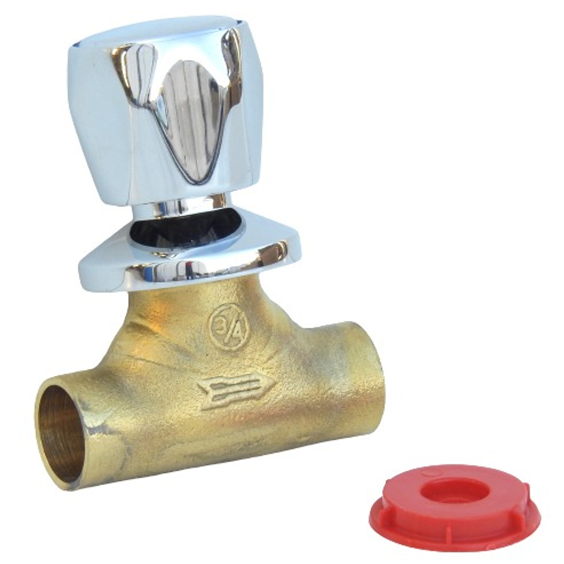 Llave Paso So Campana Cromada.3/4