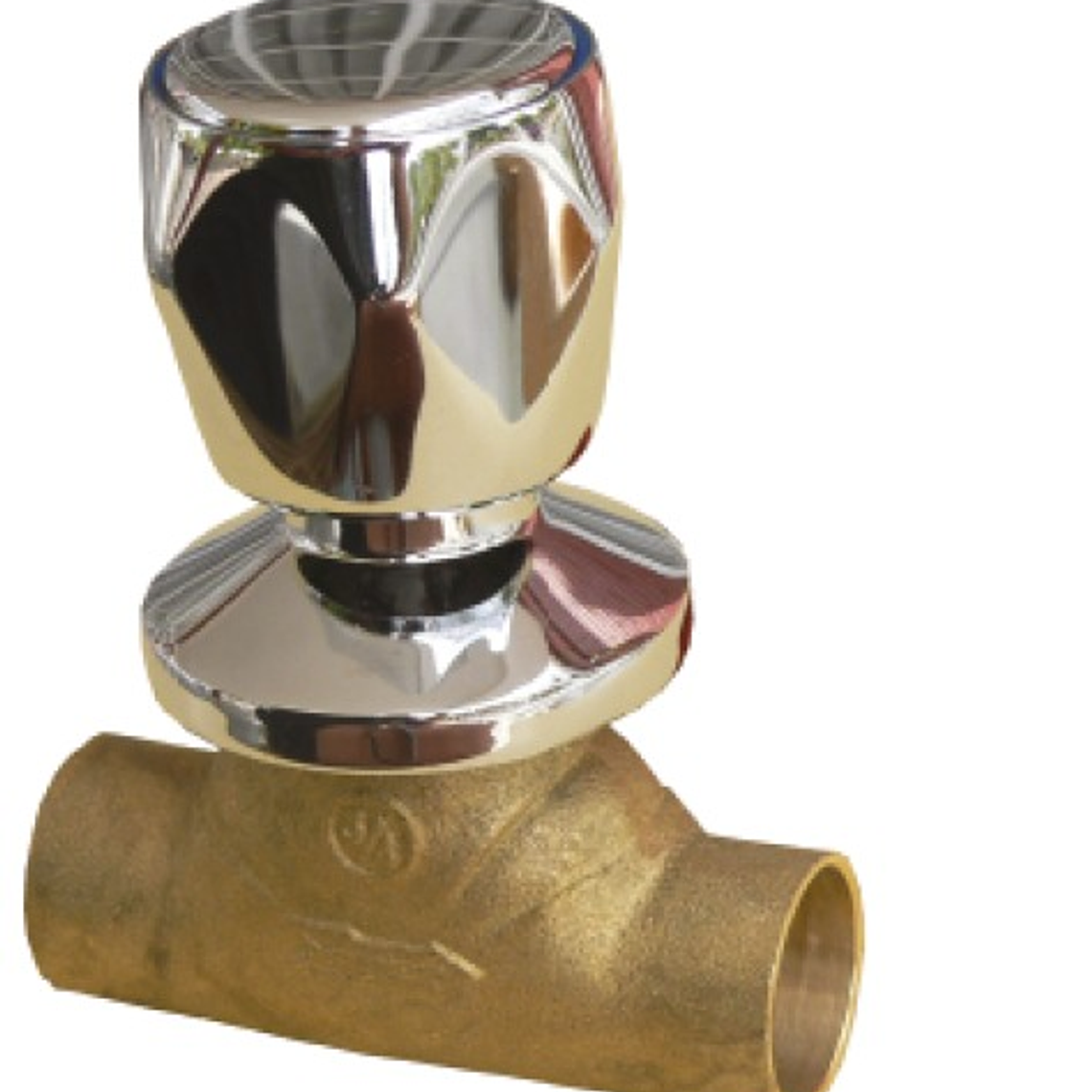 Llave Paso So Campana Cromada 1/2