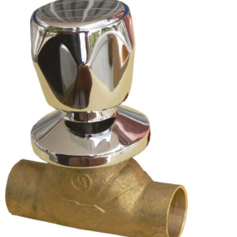 Llave Paso So Campana Cromada 1/2