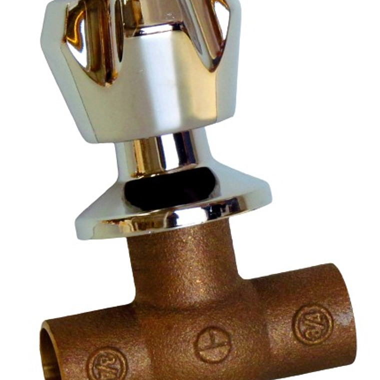 Llave Paso Camp. Cr.Man Pomo 3/4