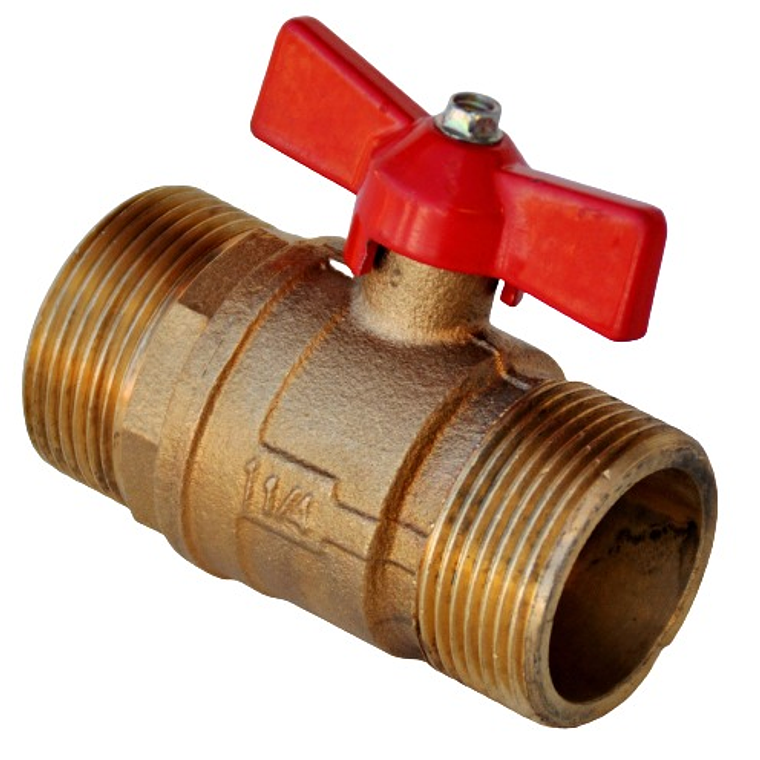 Llave Bola Mariposa HE-HE 1.1/4