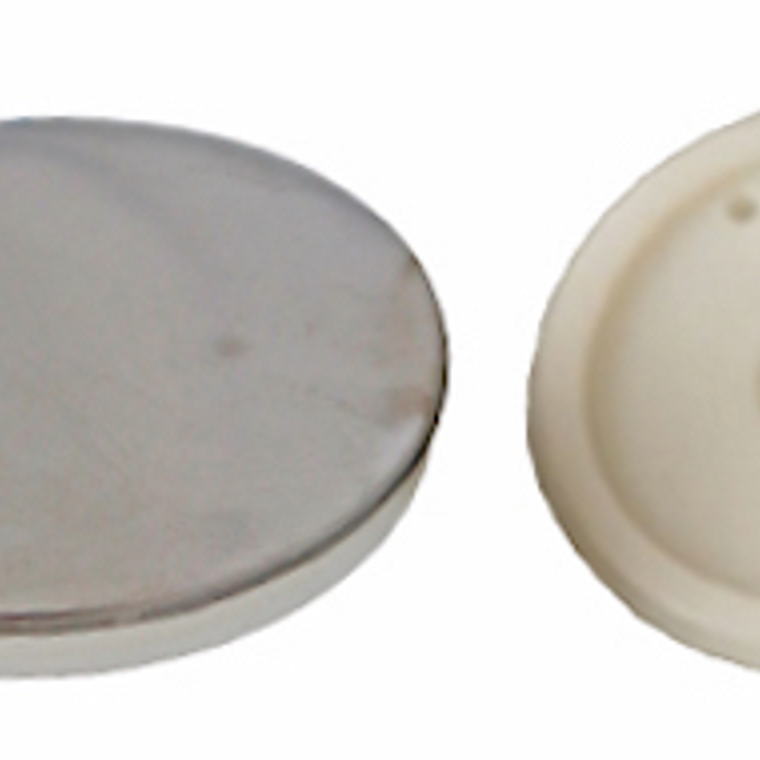 Tapa Plástica Cromada p/Hoyo Lavaplato 1