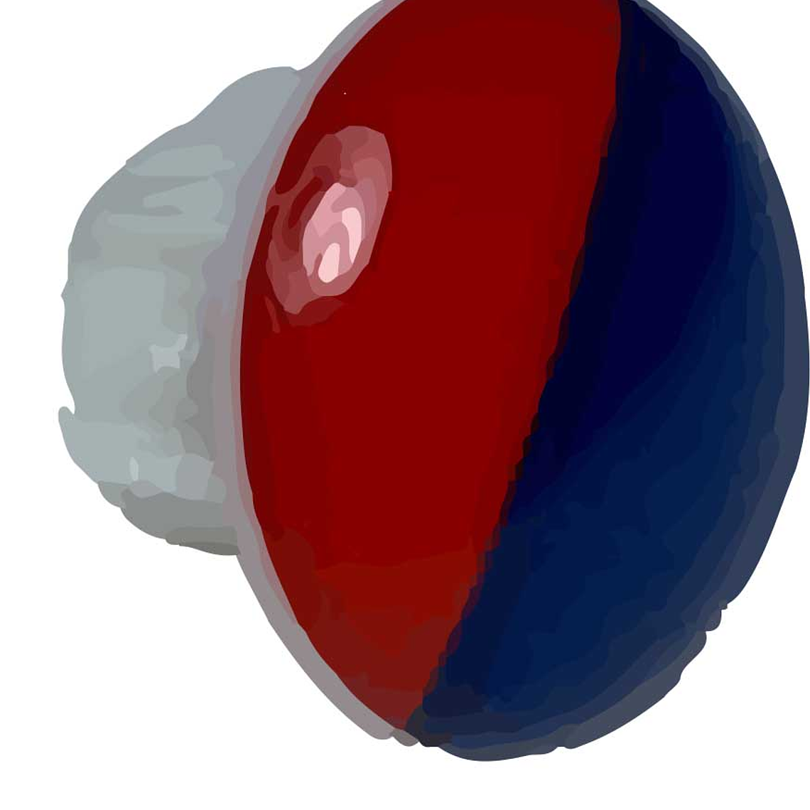 Marca Color Rojo/Azul Base 6,8 mm 1