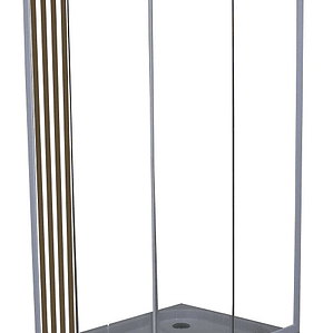 Repuesto Vidrio Fijo Chi Shower 100