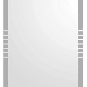 Espejo 60x80 Rectangular 4 Franjas Azul