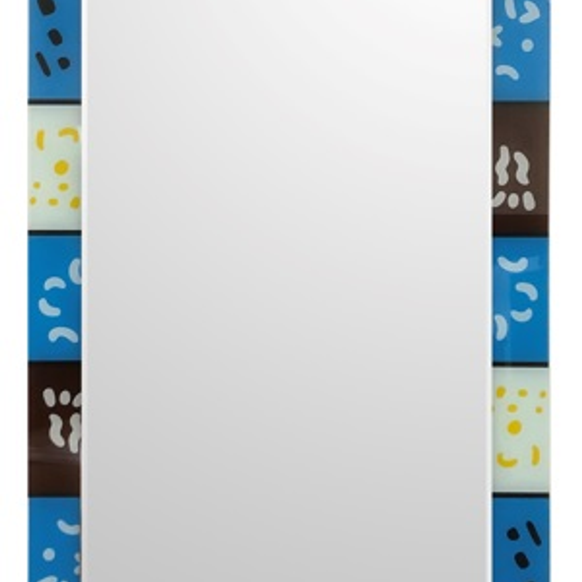 Espejo 60x90 Rectangula Borde AzulCelest 1