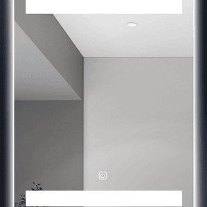 Espejo 45x60 Rectang. c/luz Led Arr-Abaj