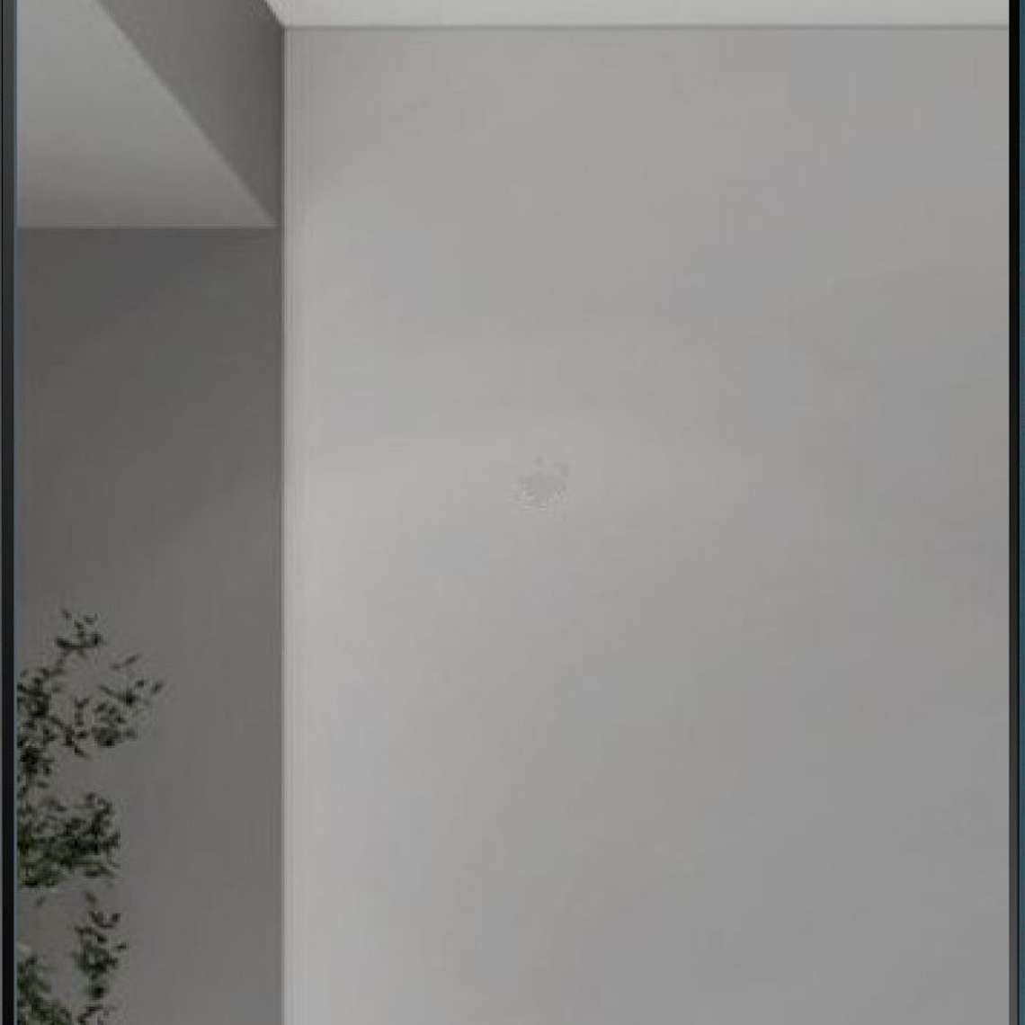 Espejo 70x50 rectangular con Marco Negro 1