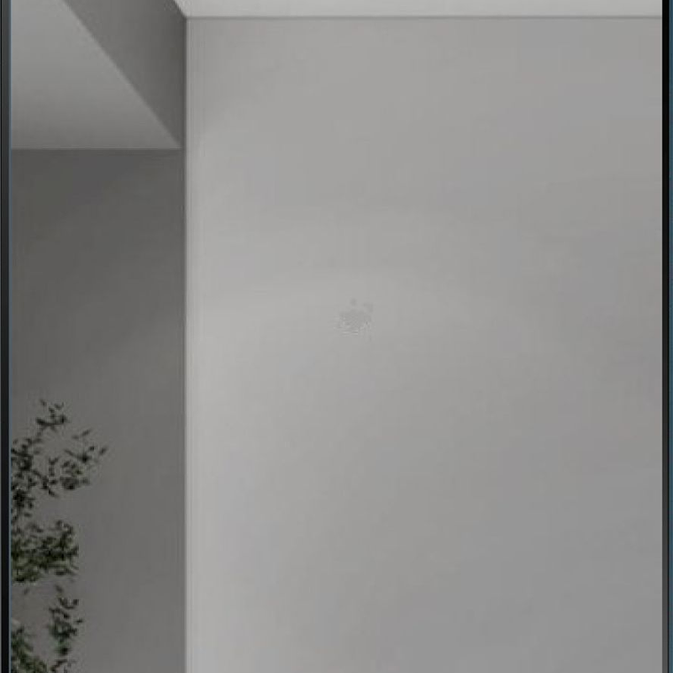 Espejo 70x50 rectangular con Marco Negro 1