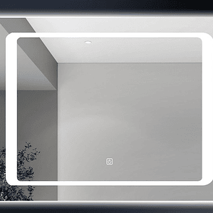 Espejo 90x70 Rectang. c/luz Led Contorno