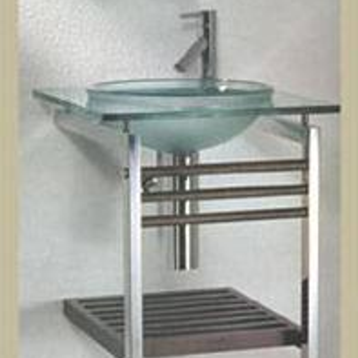 Cubierta 60x80 Cristal 2 patas y grilla 1