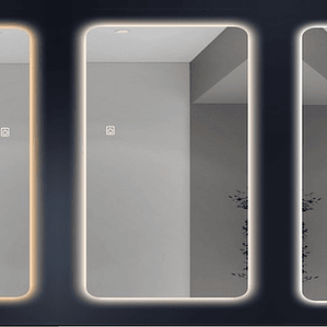 Espejo 70x100 cm, 3 Luces Led distintas