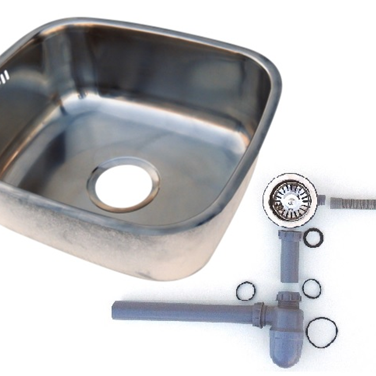 Lavaplatos Bajo Cubierta 430x380 c/Desagüe 1