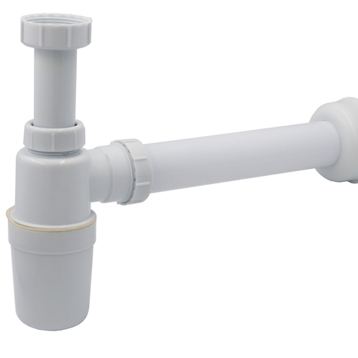 Sifón Plástico para Lavaplatos con Tubo 1