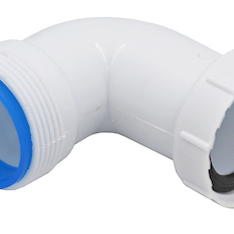 Codo 90° para Salida Sifón Lavaplatos 1