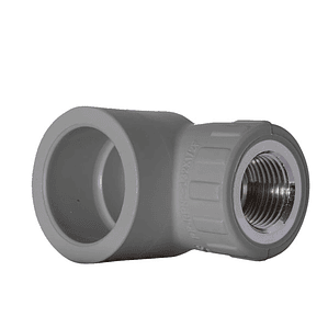 CODO 90º PP-R FUSIÓN HI METÁLICO – 32mm x 1″