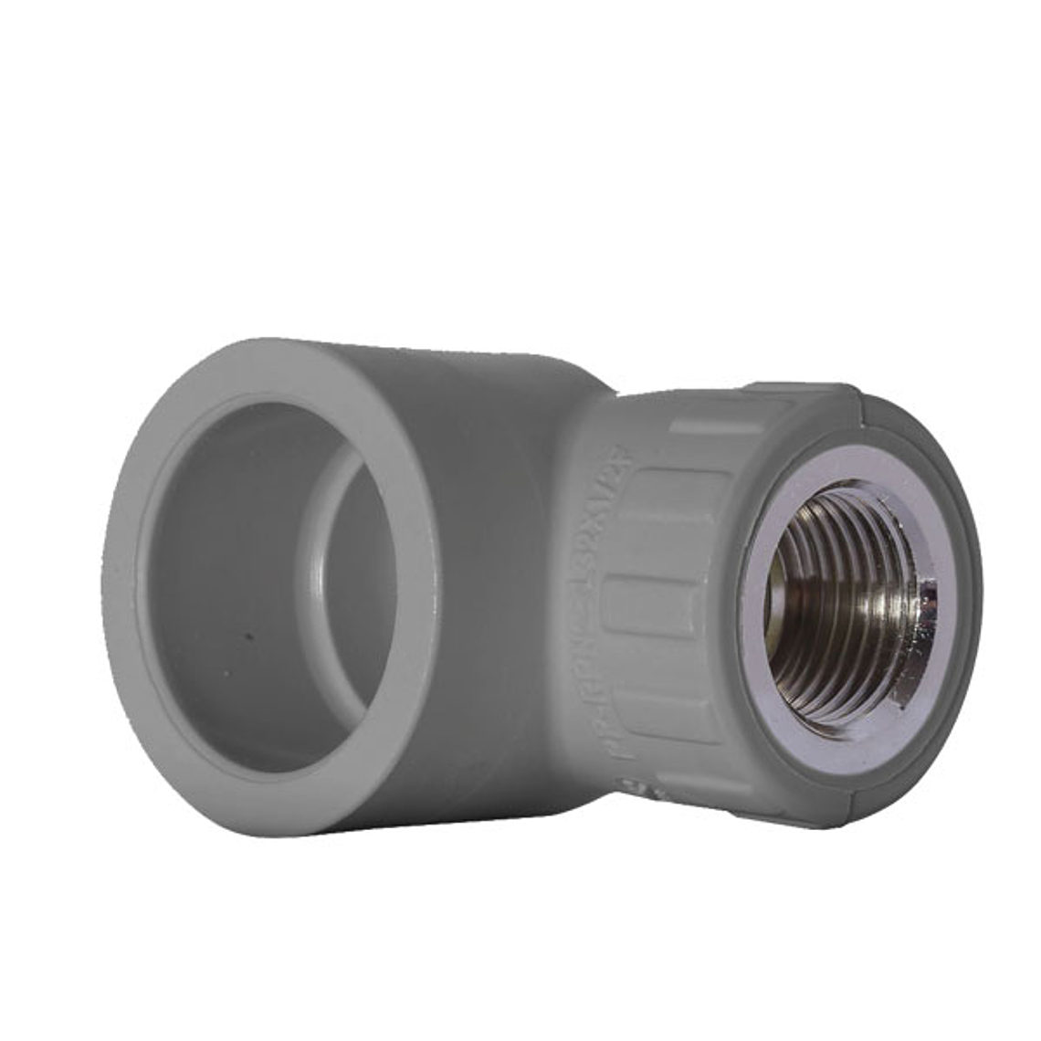 CODO 90º PP-R FUSIÓN HI METÁLICO – 32mm x 3/4″ 1