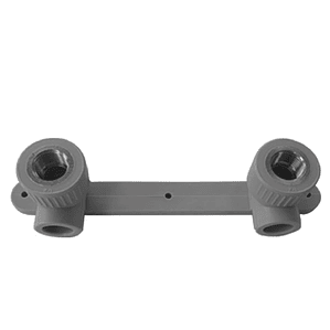 CODO DOBLE 90º PP-R HI METÁLICO – 20mm x 1/2″